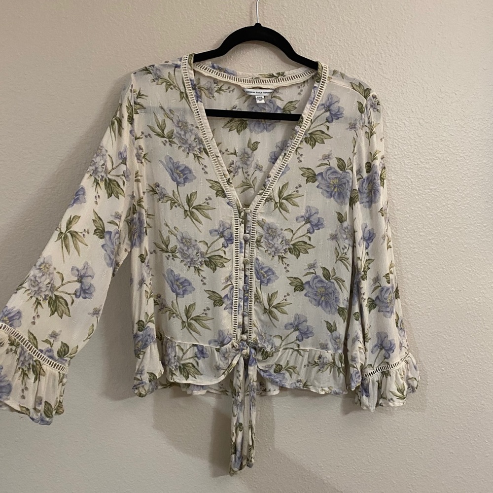 AE Floral Blouse